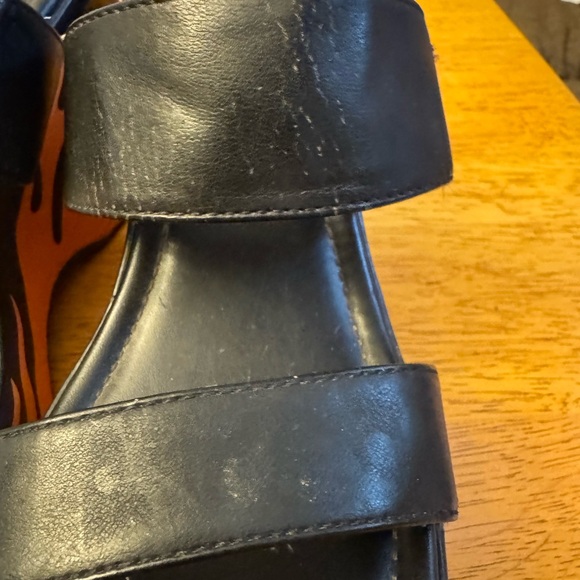 Y2K Harley-Davidson Black and Orange Sandals - Picture 8 of 13